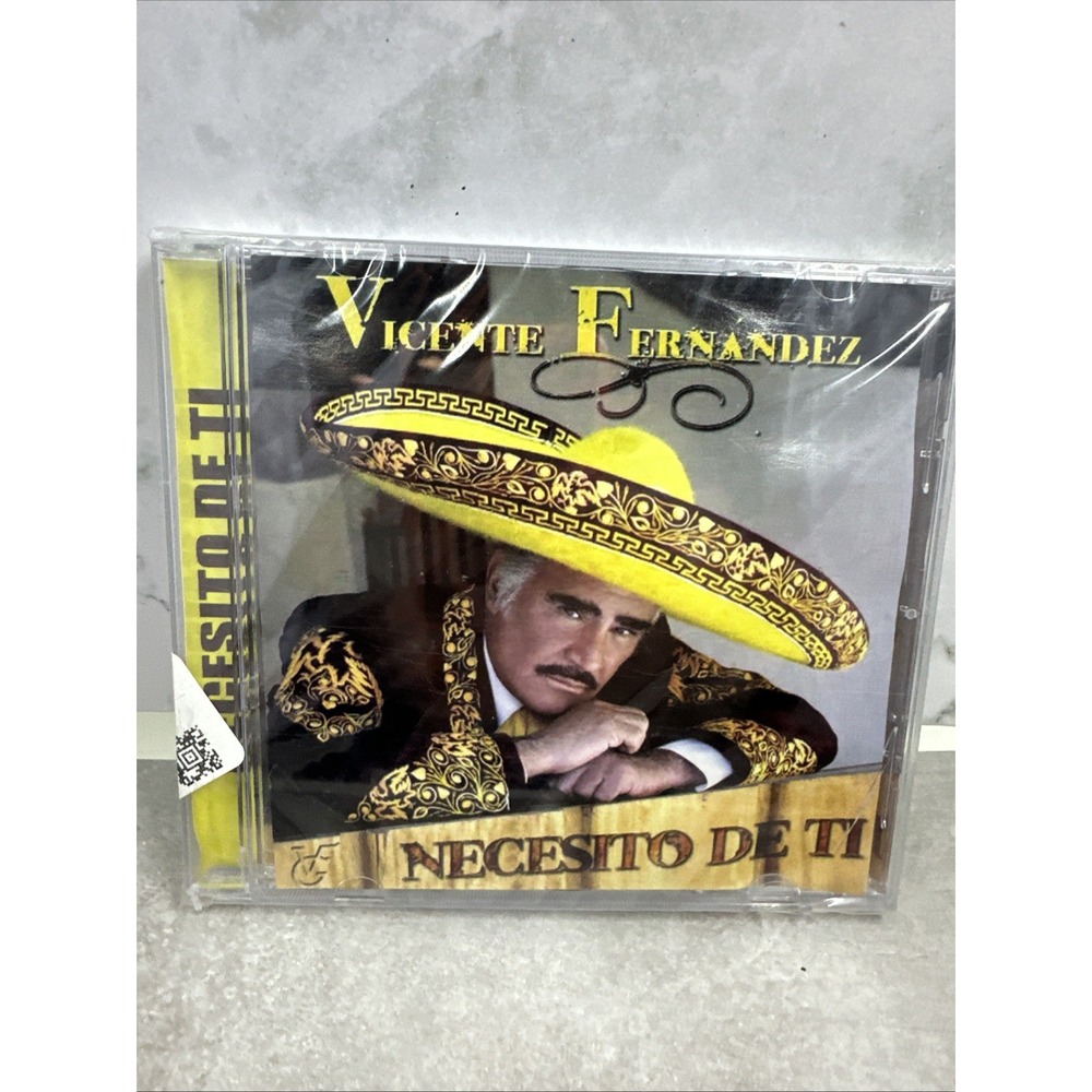 Vicente Fernandez Necesito De Ti CD 2009 Sony Music Ranchera World Music NEW